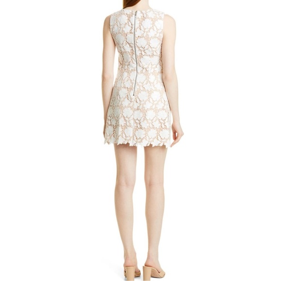Alice + Olivia Clyde Crochet Floral Sheath Mini Dress - Picture 6 of 14